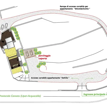 House With Garden And Sea View In * Lipari (Isola Lipari)