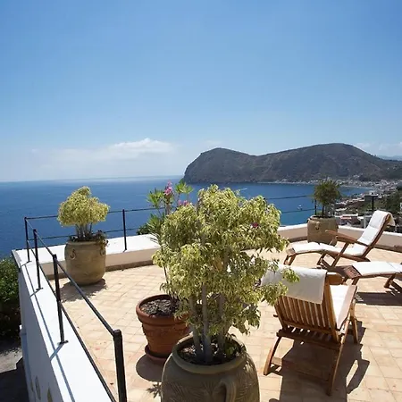House With Garden And Sea View In * Lipari (Isola Lipari)