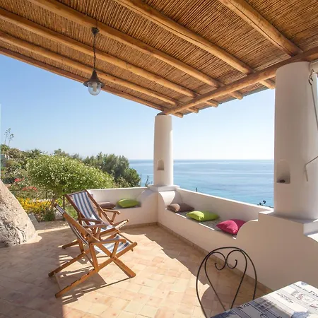 House With Garden And Sea View In * Lipari (Isola Lipari)