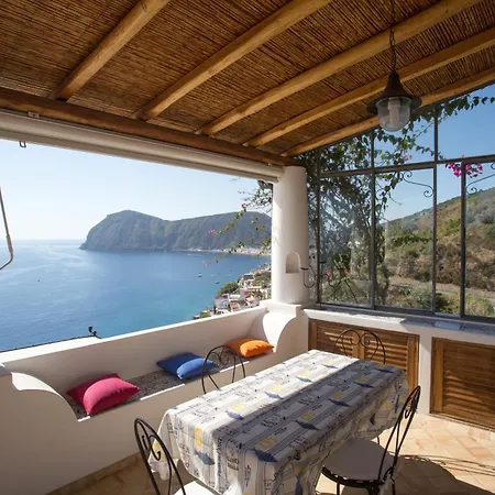 House With Garden And Sea View In Lipari (Isola Lipari)